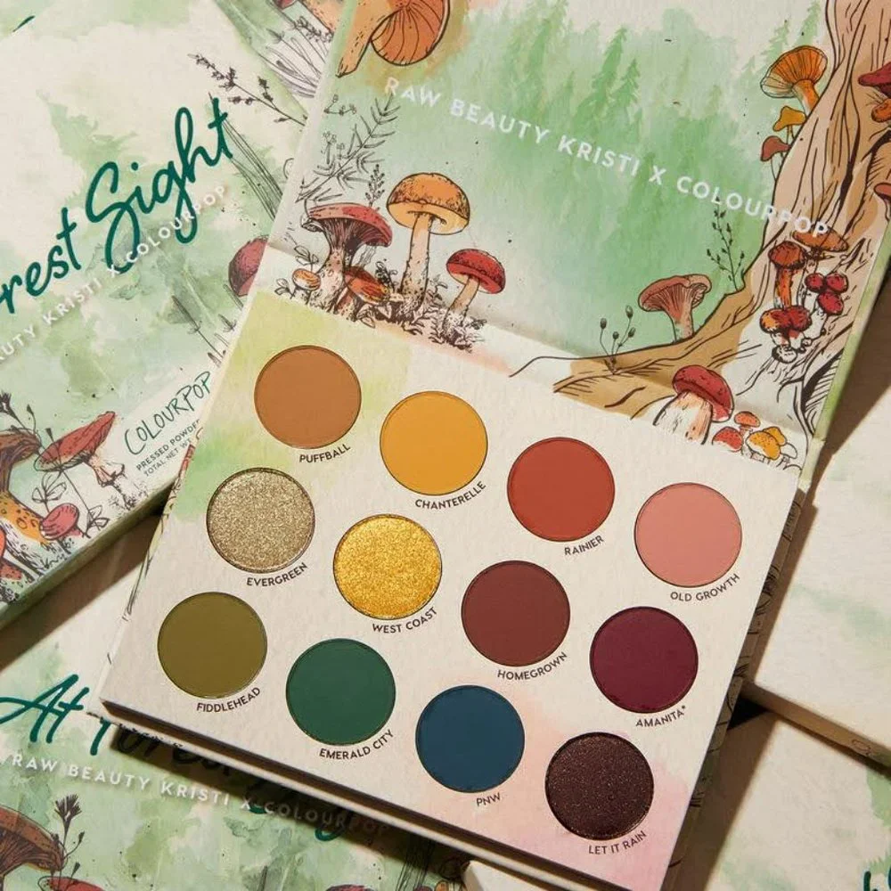 BNIB Colourpop x Raw Beauty Kristi AT FOREST SIGHT Vegan Eyeshadow Palette